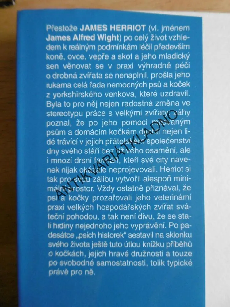 ZVĚROLÉKAŘ A KOČIČÍ HISTORKY, JAMES HERRIOT, **an