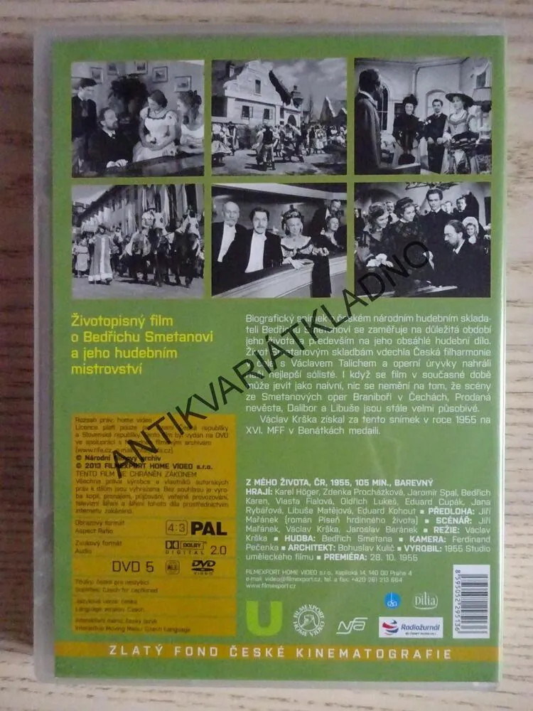 Z MÉHO ŽIVOTA, DVD FILM ČR