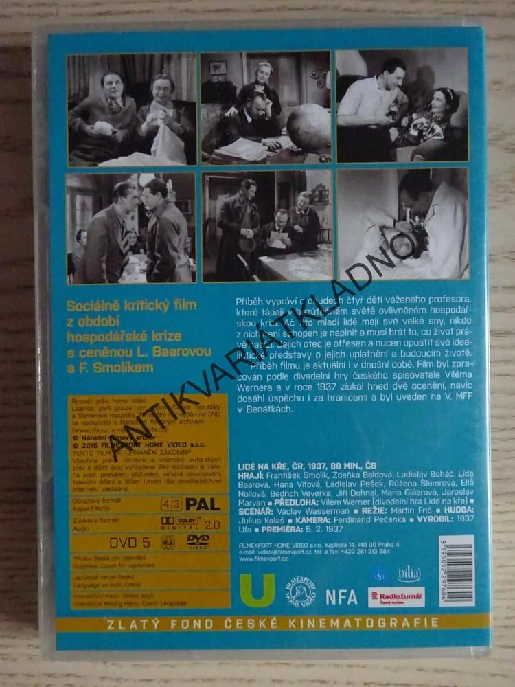 LIDÉ NA KŘE, DVD FILM ČR