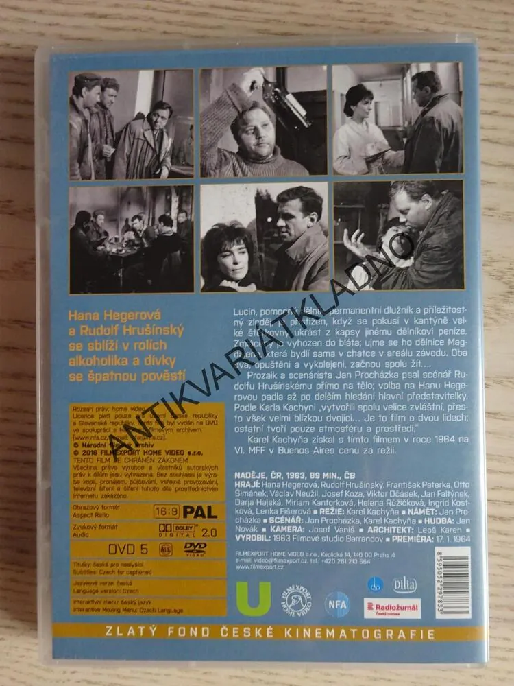 NADĚJE, DVD FILM ČR