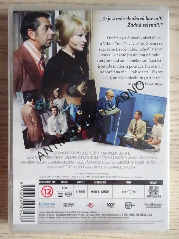 HODÍME SE K SOBĚ, MILÁČKU...?, DVD FILM ČR