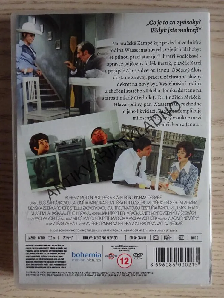 JAK UTOPIT DR. MRÁČKA ANEB KONEC VODNÍKŮ V ČECHÁCH, DVD FILM ČR
