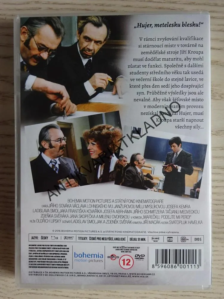 MAREČKU, PODEJTE MI PERO!, DVD FILM ČR