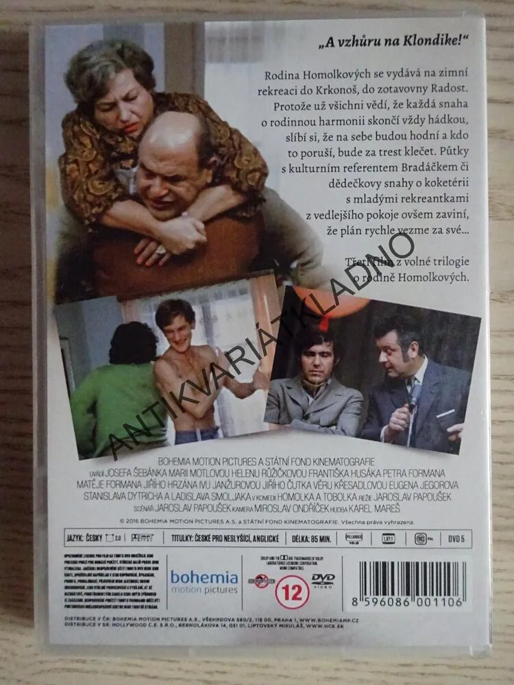 HOMOLKA A TOBOLKA, DVD FILM ČR