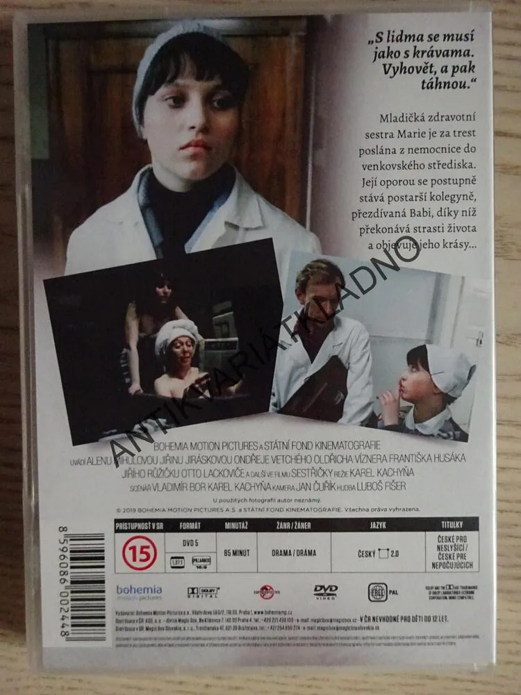 SESTŘIČKY, DVD FILM ČR