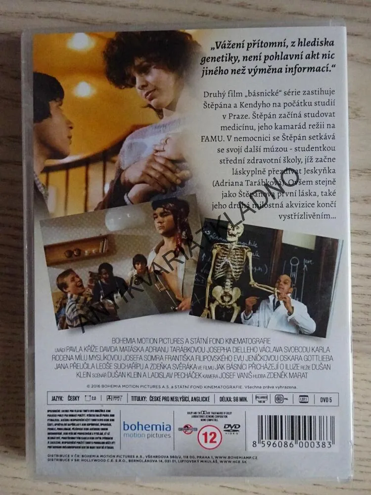 JAK BÁSNÍCI PŘICHÁZEJÍ O ILUZE, DVD FILM ČR