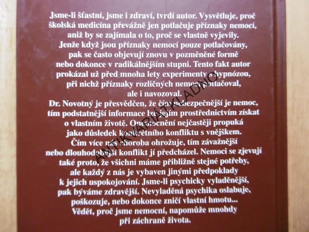 PROČ JSME NEMOCNÍ, DR.PETR NOVOTNÝ