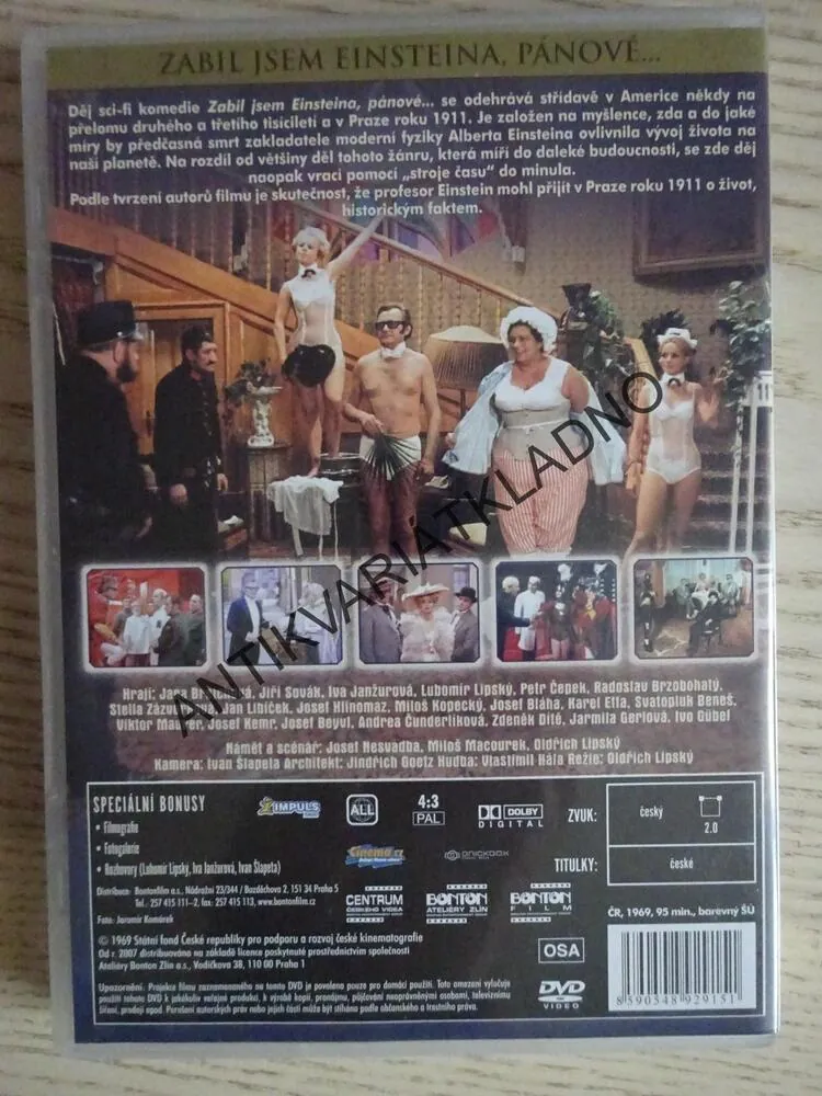 ZABIL JSEM EINSTEINA, PÁNOVÉ..., DVD FILM ČR