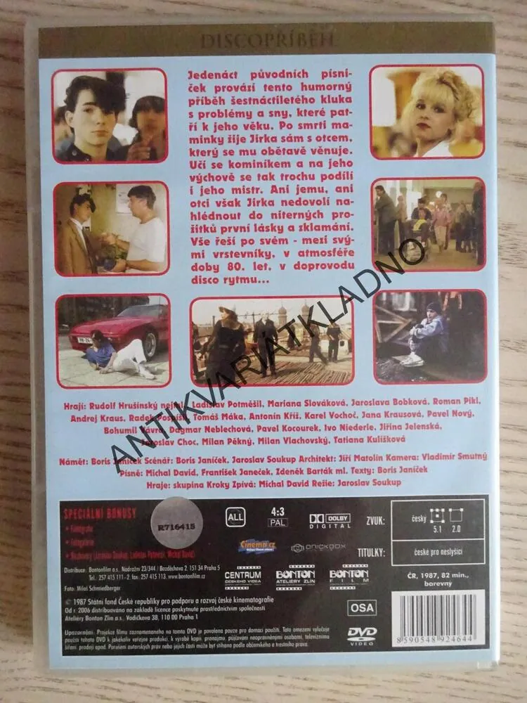 DISCOPŘÍBĚH, DVD FILM ČR