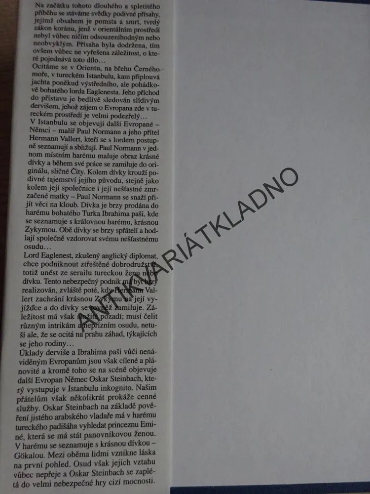 TŘEMI DÍLY SVĚTA I., KAREL MAY, NÁVRAT 19., **an