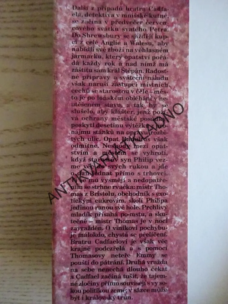 SVATOPETRSKÝ JARMARK, ELLIS PETERSOVÁ, **an