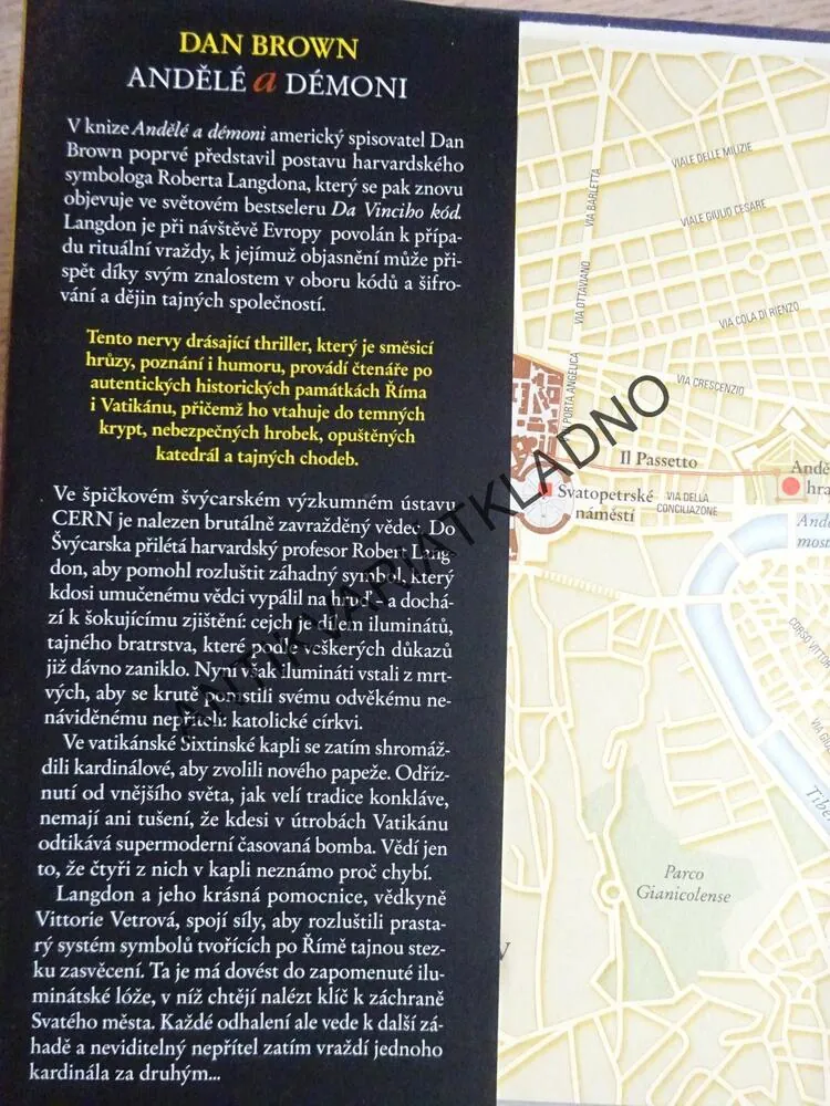 ANDĚLÉ A DÉMONI, DAN BROWN, **an
