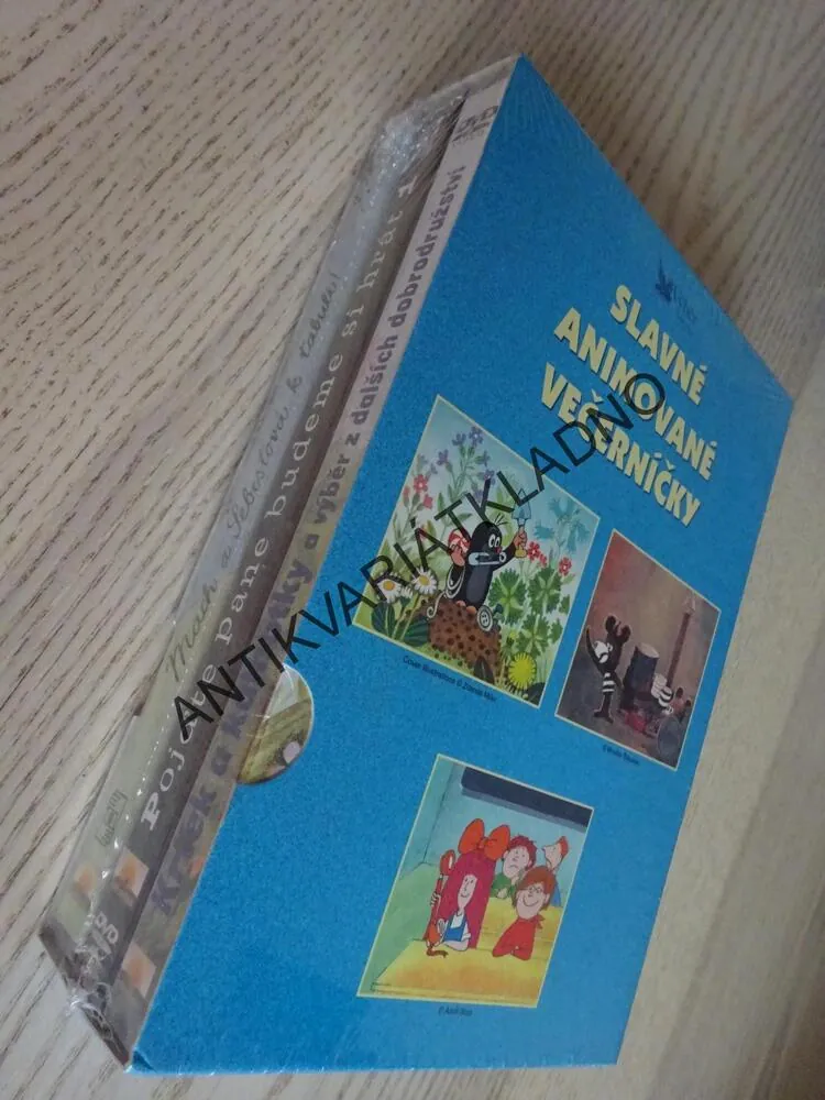 SLAVNÉ ANIMOVANÉ VEČERNÍČKY, 3X DVD POHÁDKA