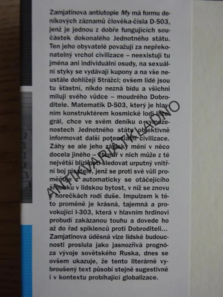 MY, JEVGENIJ ZAMJATIN, **an