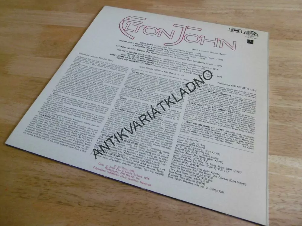 ELTON JOHN, LP