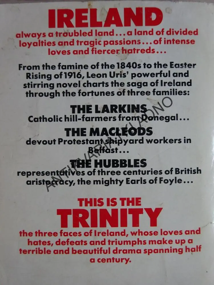 TRINITY, LEON URIS, **an