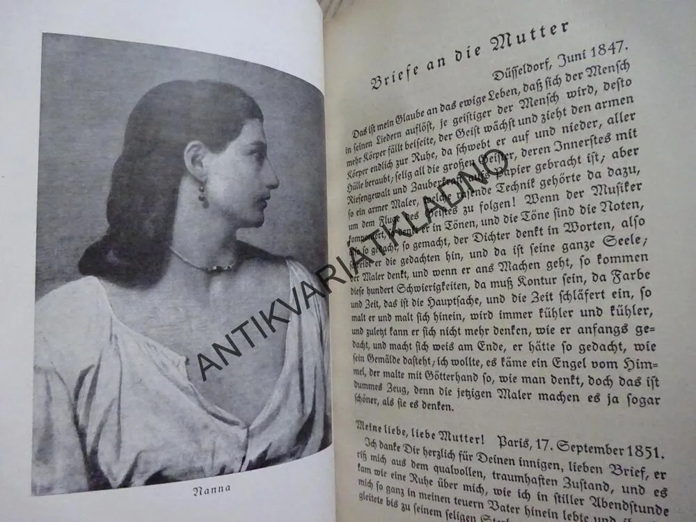 FEUERBACH, BILDER UND BEKENNTNISSE, NĚMECKY