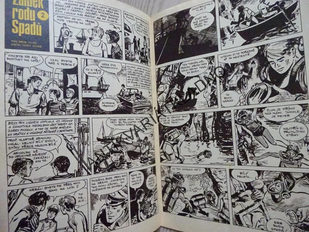 PIONÝR 2/1971, KOMIKS, MOESE, NEPRAKTA, BURIAN