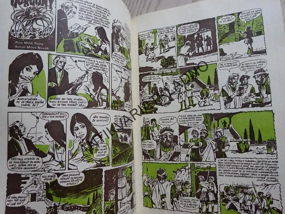 PIONÝR 2/1973, KOMIKS, NEPRAKTA, BURIAN