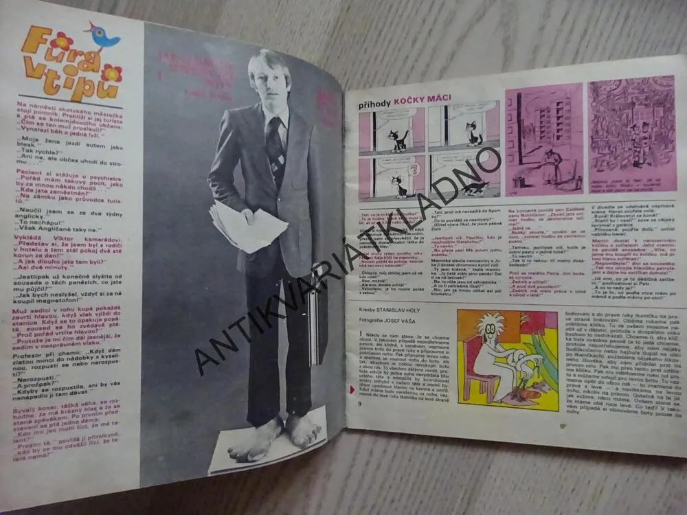 PIONÝR 6/1978, KOMIKS, NEPRAKTA, BURIAN