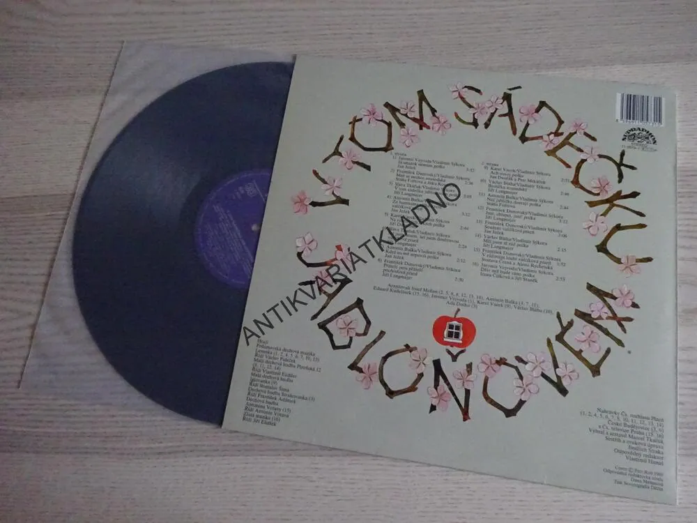 V TOM SÁDEČKU JABLOŇOVÉM, DECHOVKA, LIDOVÉ PÍSNĚ, LP