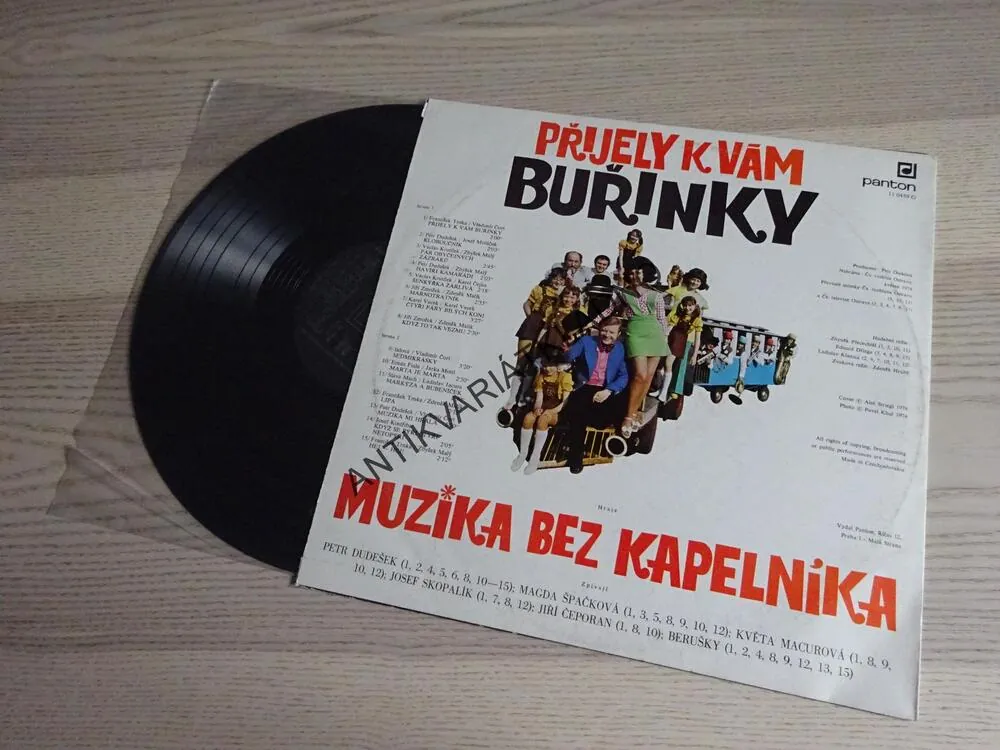PŘIJELY K VÁM BUŘINKY, DECHOVKA, LIDOVÉ PÍSNĚ, LP