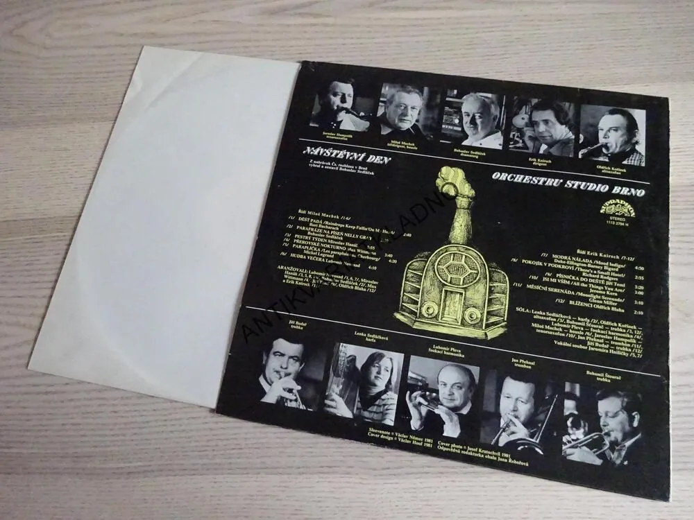 NÁVŠTĚVNÍ DEN ORCHESTRU STUDIO BRNO, DECHOVKA, LIDOVÉ PÍSNĚ, LP