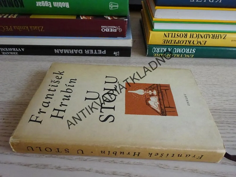 U STOLU, FRANTIŠEK HRUBÍN, **an