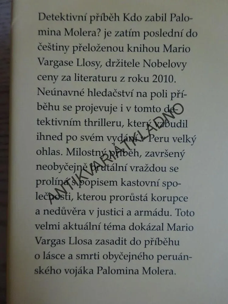 KDO ZABIL PALOMINA MOLERA?, MARIO VARGAS LLOSA, **an