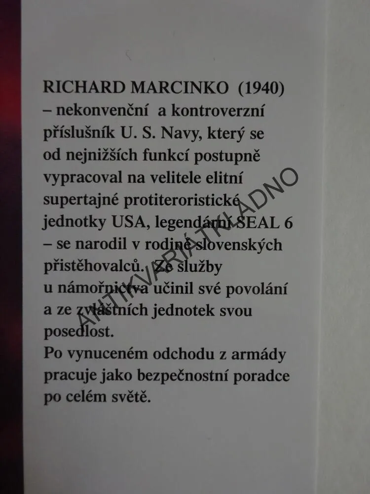 PROFESIONÁLNÍ VÁLEČNÍK, 5., ZLATÝ KÓD, RICHARD MARCINKO,**an