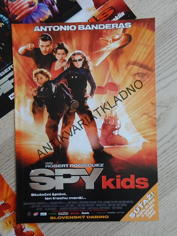 SPY KIDS, ANTONIO BANDERAS, SLOVENSKÁ FOTOSKA FILM USA, LOBBY
