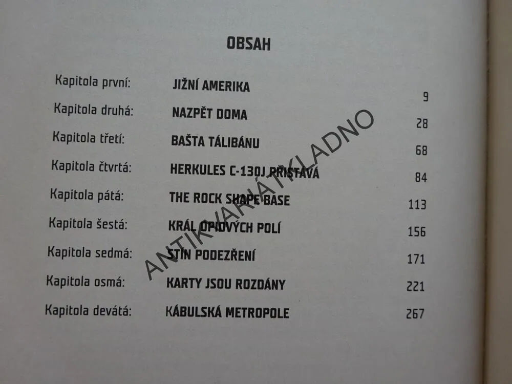 COMMANDOS, BIČ NA TÁLIBÁN, KAREL PATOČKA, VÁLKA, **AN