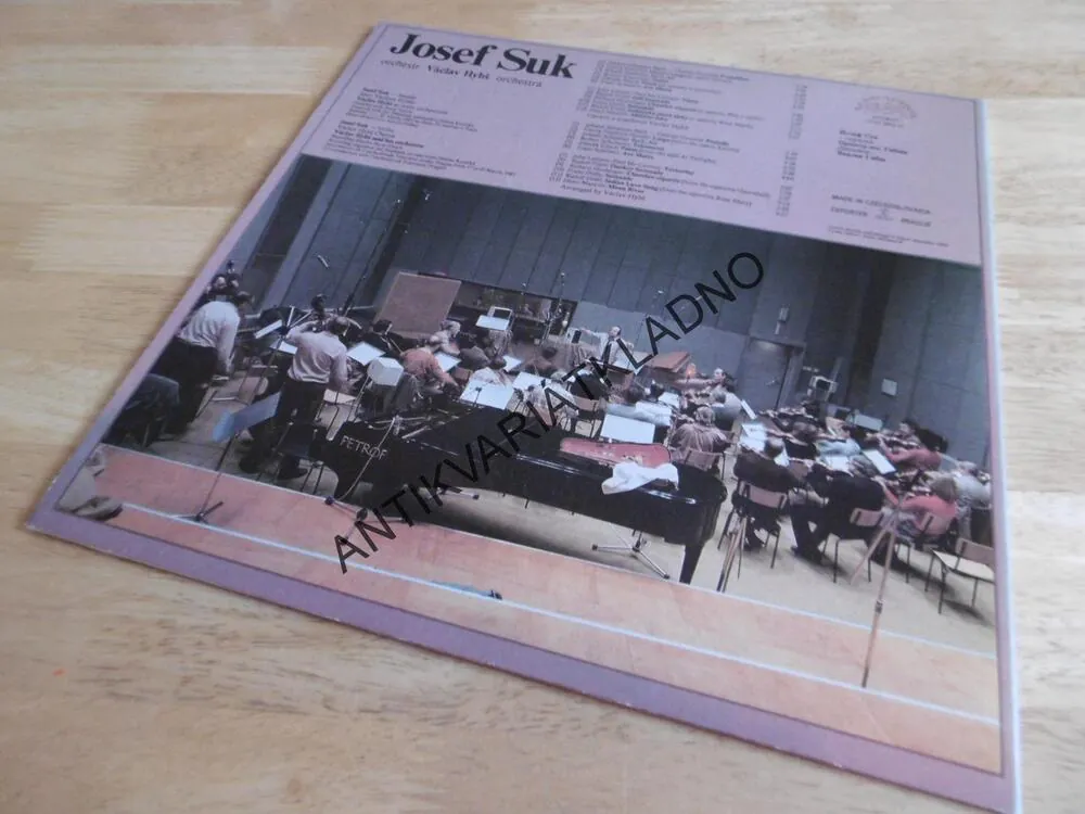 VÁCLAV HYBŠ, JOSEF SUK, ORCHESTR