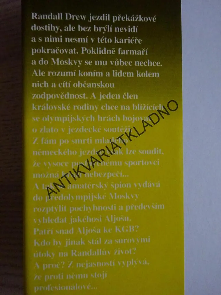 SMRTÍCÍ ZKOUŠKA, DICK FRANCIS, **an