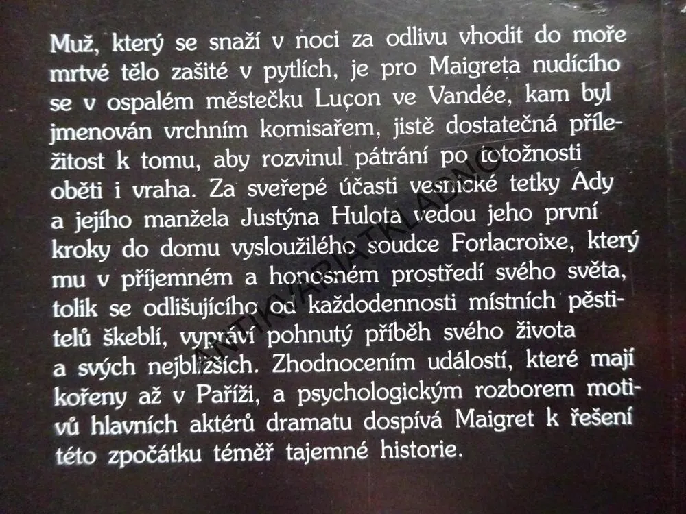 MAIGRET A SOUDCŮV DŮM, GEORGES SIMENON, **an