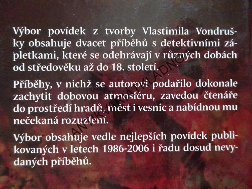 KREV NA LOPUCHU, VLASTIMIL VONDRUŠKA, **an