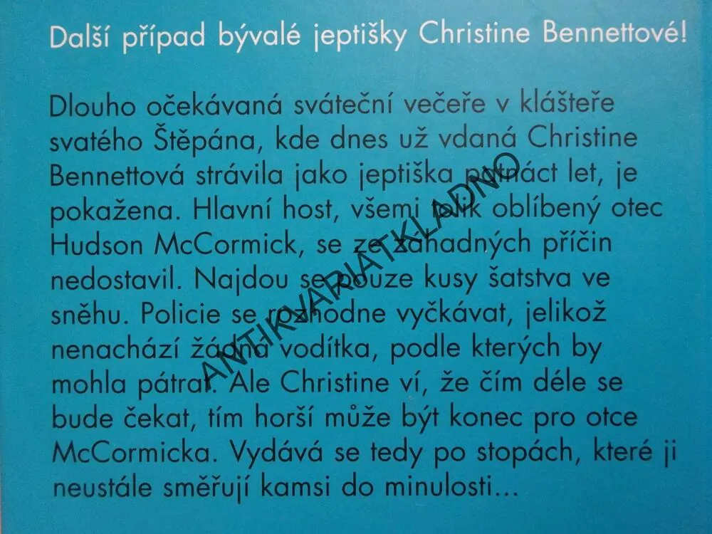 VRAŽDA O VÁNOCÍCH, PŘÍPAD BÝVALÉ JEPTIŠKY, LEE HARRISOVÁ, **an