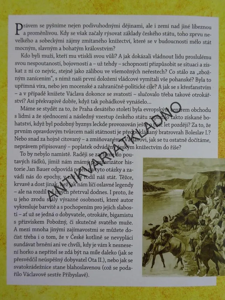 ZROZENÍ ČESKÉHO STÁTU, JAN BAUER, **an