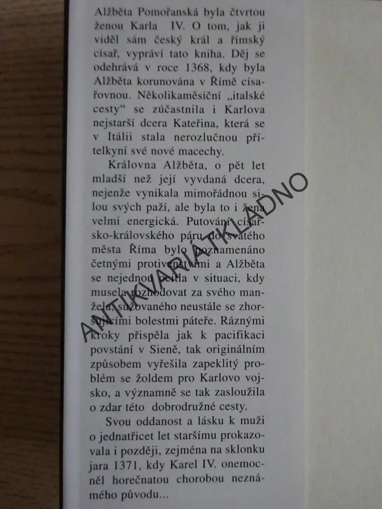 MÁ ČTVRTÁ ŽENA ALŽBĚTA, VLADIMÍR PŘIBSKÝ, **an