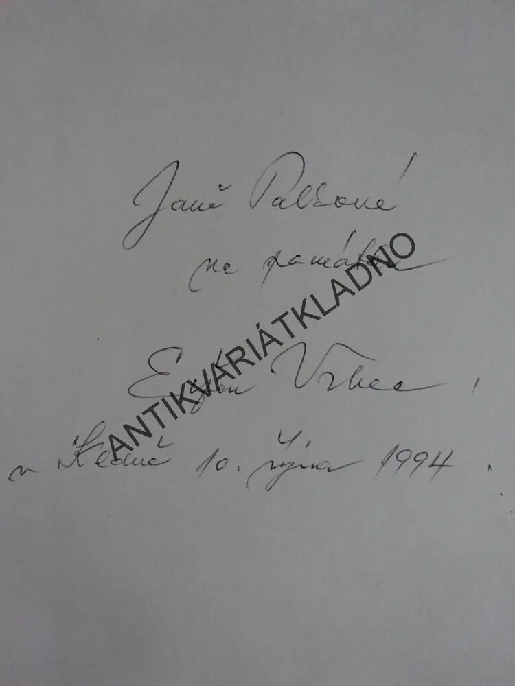 GLOSY, EVŽEN VRBEC - AUTOGRAM, **an