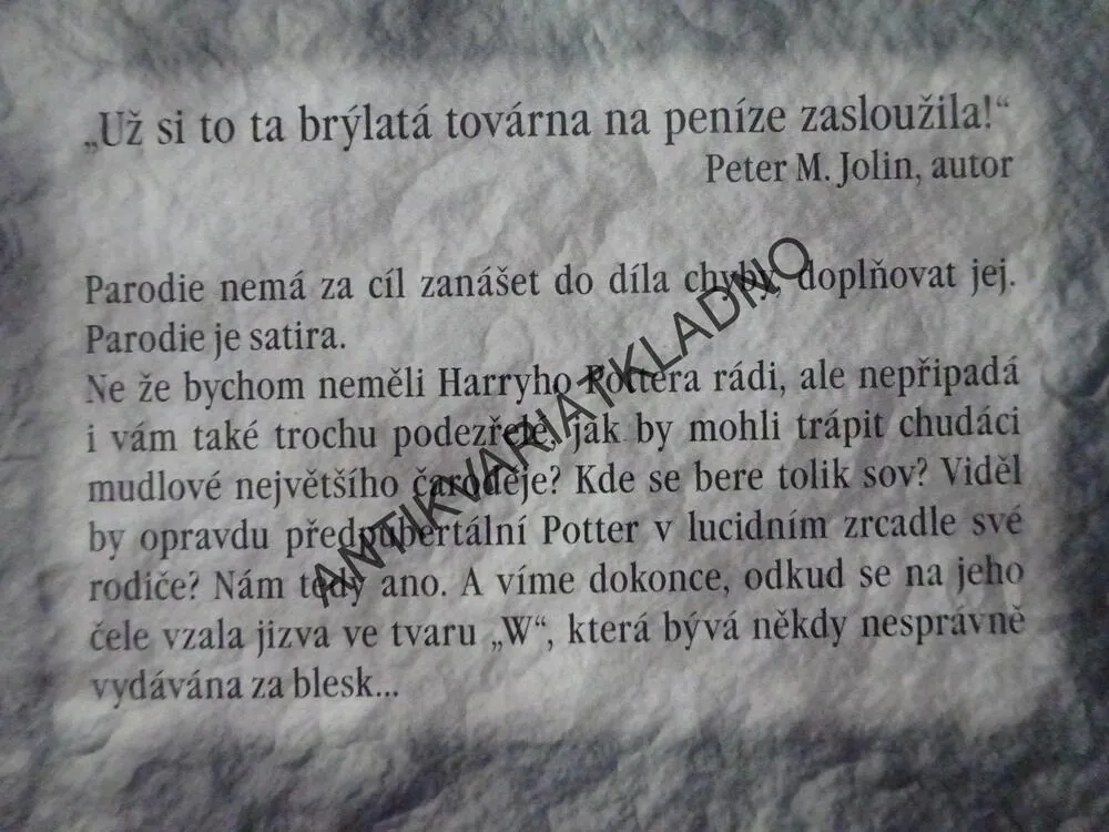 HARRY TROTTEL A KÁMEN MUDR. TSE, PETER M. JOLIN, **an