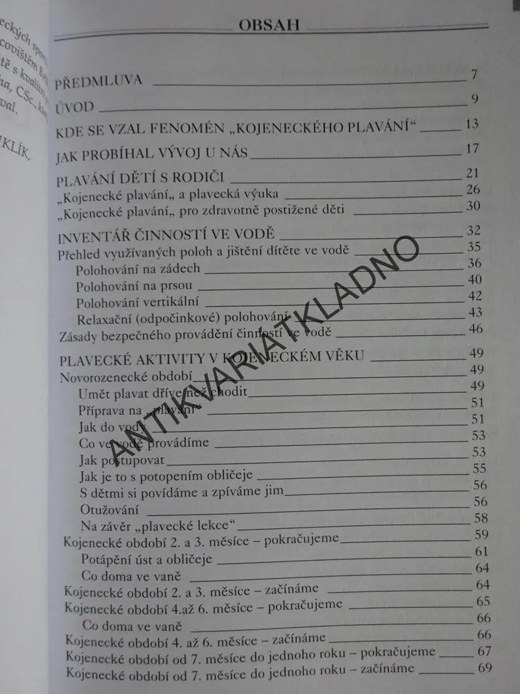 PLAVÁNÍ DĚTÍ S RODIČI, IRENA ČECHOVSKÁ, **an