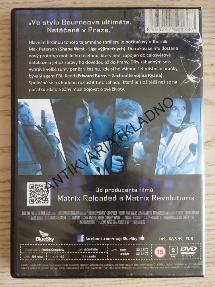 SPIKNUTÍ: ECHELON, DVD FILM