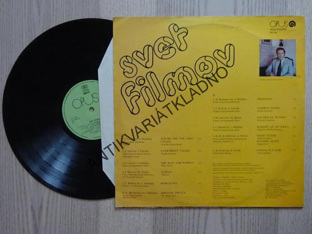 SVET FILMOV, GUSTAV BROM, LP