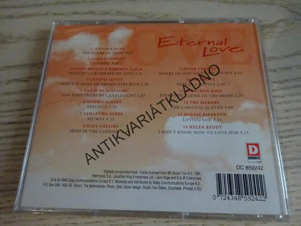 ETERNAL LOVE, CD HUDBA