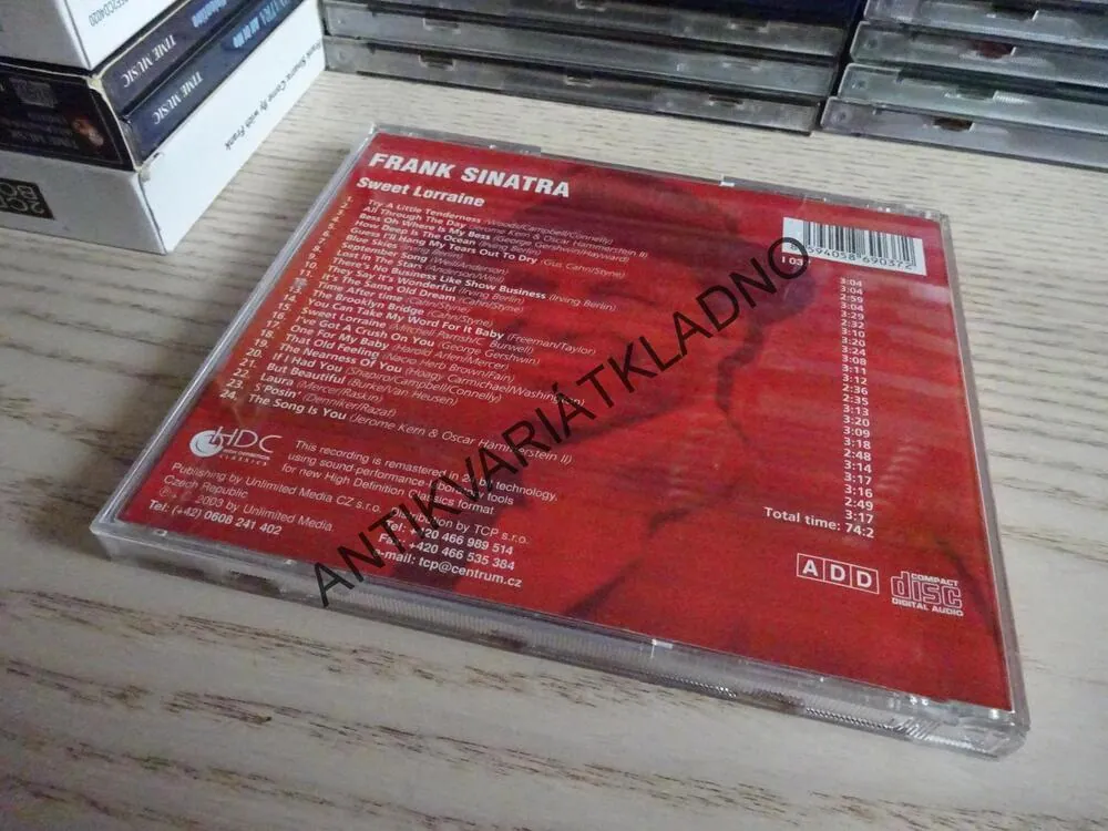 SWEET LORRAINE, FRANK SINATRA, CD HUDBA