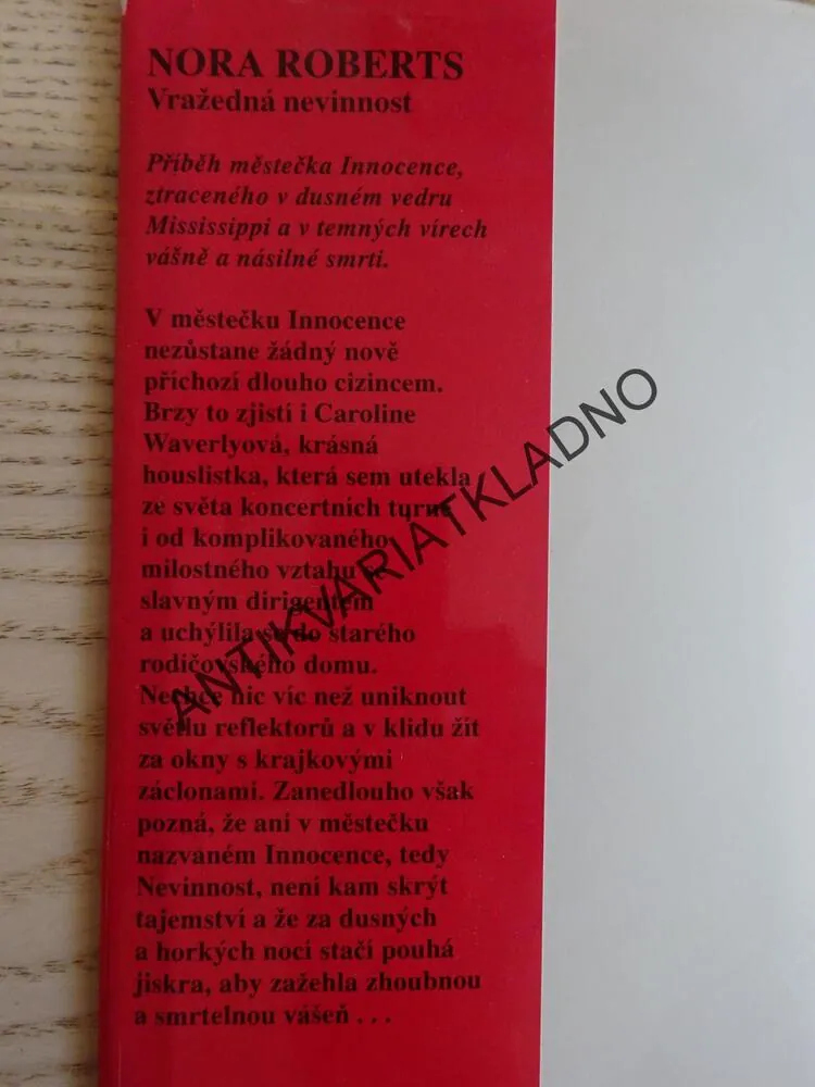 VRAŽEDNÁ NEVINNOST, NORA ROBERTS, **an