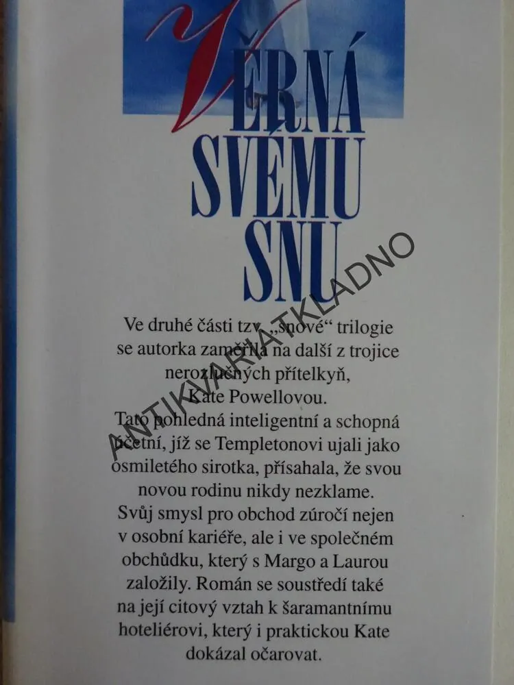 VĚRNÁ SVÉMU SNU, NORA ROBERTS, **an