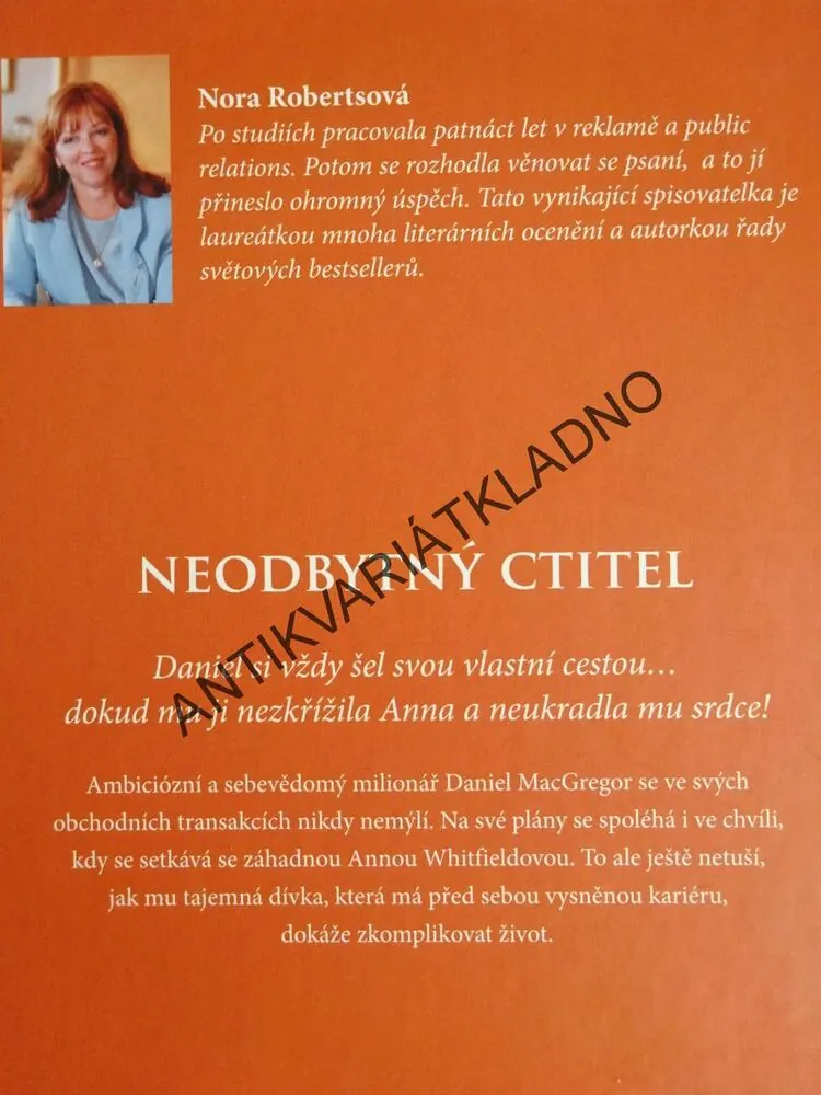 NEODBYTNÝ CTITEL, NORA ROBERTS, **an