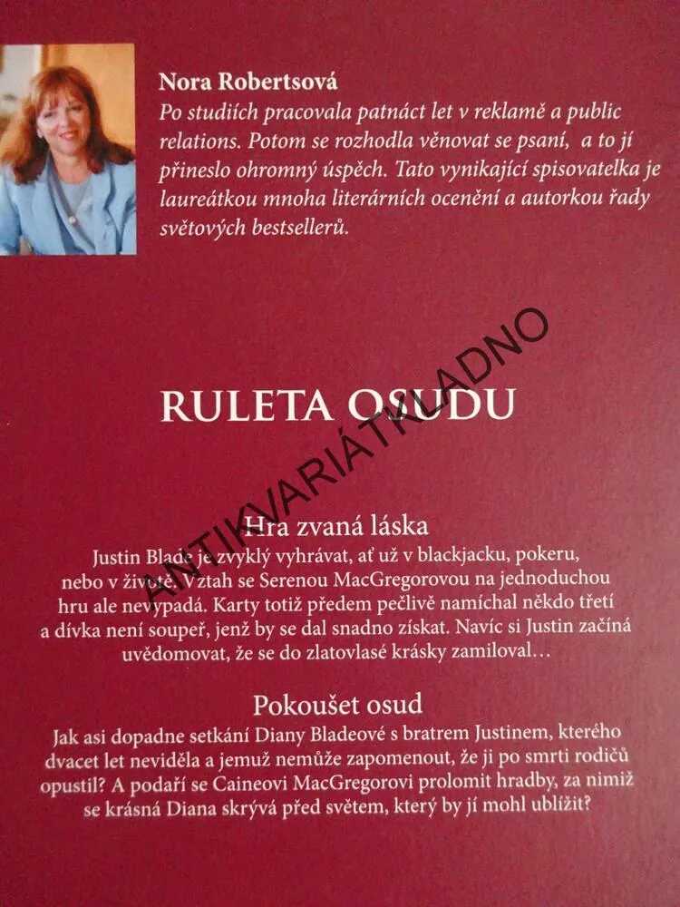 RULETA OSUDU, NORA ROBERTS, **an